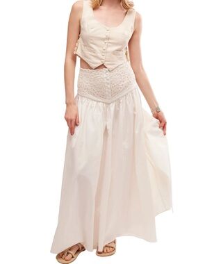Free People - Bella Battenburg Skirt Size US 4